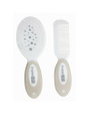 BN-82818,Set perie si pieptene, FreeON, Din peri naturali, 0 luni+, White