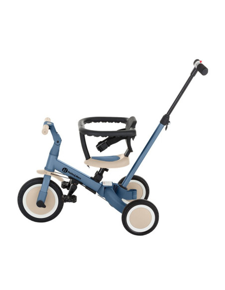 BN-613830,Tricicleta, Petite&Mars, Turbo, 5 in 1, Multifunctionala, Vehicul de impins, Bicicleta cu/fara pedale, Cu maner de ghi