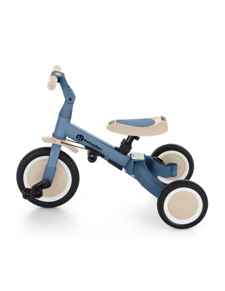 BN-613830,Tricicleta, Petite&Mars, Turbo, 5 in 1, Multifunctionala, Vehicul de impins, Bicicleta cu/fara pedale, Cu maner de ghi