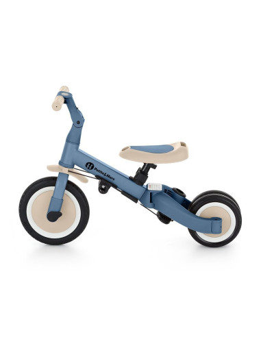 BN-613830,Tricicleta, Petite&Mars, Turbo, 5 in 1, Multifunctionala, Vehicul de impins, Bicicleta cu/fara pedale, Cu maner de ghi