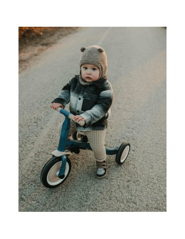 BN-613830,Tricicleta, Petite&Mars, Turbo, 5 in 1, Multifunctionala, Vehicul de impins, Bicicleta cu/fara pedale, Cu maner de ghi