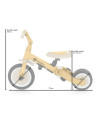 BN-613830,Tricicleta, Petite&Mars, Turbo, 5 in 1, Multifunctionala, Vehicul de impins, Bicicleta cu/fara pedale, Cu maner de ghi