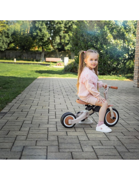 BN-613830,Tricicleta, Petite&Mars, Turbo, 5 in 1, Multifunctionala, Vehicul de impins, Bicicleta cu/fara pedale, Cu maner de ghi