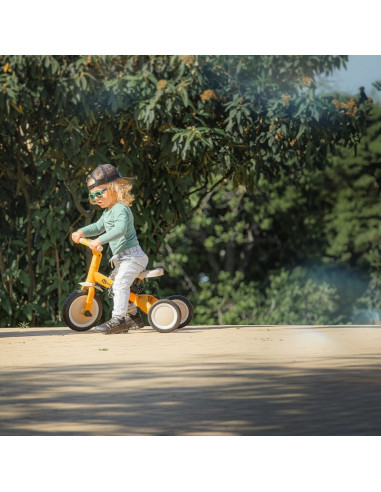 BN-613830,Tricicleta, Petite&Mars, Turbo, 5 in 1, Multifunctionala, Vehicul de impins, Bicicleta cu/fara pedale, Cu maner de ghi