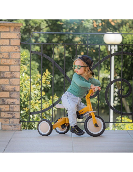 BN-613830,Tricicleta, Petite&Mars, Turbo, 5 in 1, Multifunctionala, Vehicul de impins, Bicicleta cu/fara pedale, Cu maner de ghi