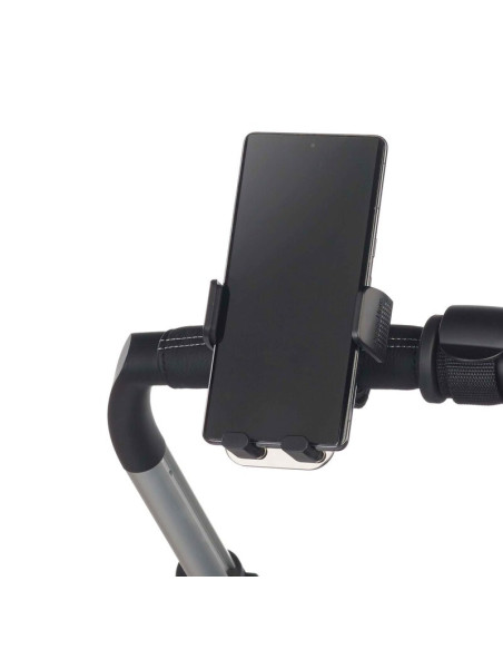 BN-8420421088500,Suport telefon, Jane, Pentru carucior, Universal, Reglabil, Cu buton de blocare, Black