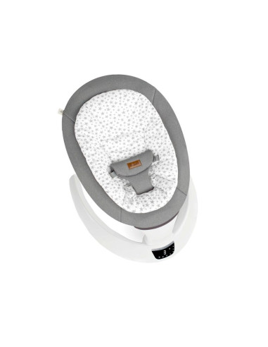 BN-8420421090022,Balansoar electric, Jane, Moon, Cu 5 trepte de viteza, Timer, 12 melodii si 5 sunete ale naturii, Conform cu st