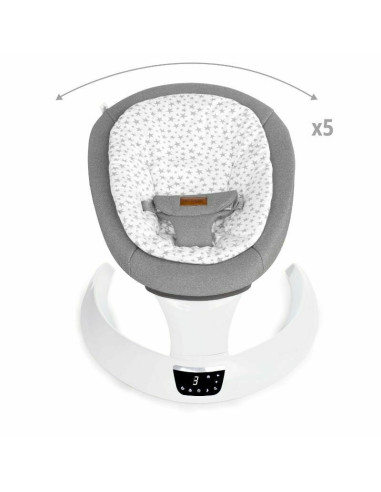 BN-8420421090022,Balansoar electric, Jane, Moon, Cu 5 trepte de viteza, Timer, 12 melodii si 5 sunete ale naturii, Conform cu st