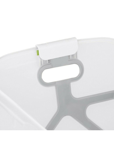BN-8420421093689,Cadita de baie cu pliere ultra-compacta, Jane, Oasis, Cu doua manere, 68 x 42 x 26 cm, Conform cu standardul eu