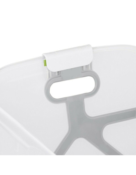 BN-8420421093689,Cadita de baie cu pliere ultra-compacta, Jane, Oasis, Cu doua manere, 68 x 42 x 26 cm, Conform cu standardul eu