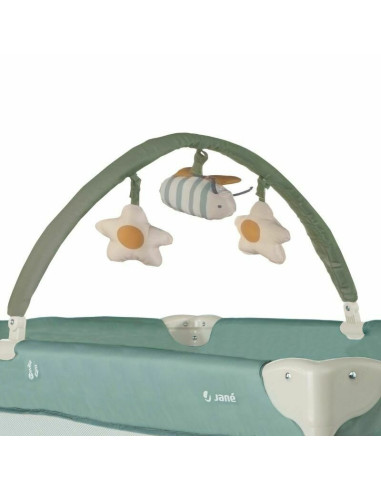 BN-8420421089880,Patut pliant, Jane, One Level, Cu roti, Cu arcada cu jucarii, Geanta de transport, Cu un nivel, Conform standar