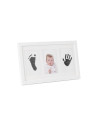 BN-8420421091555,Kit rama foto tripla, Jane, Cu cerneala pentru manuta si piciorus, Non-toxic, White