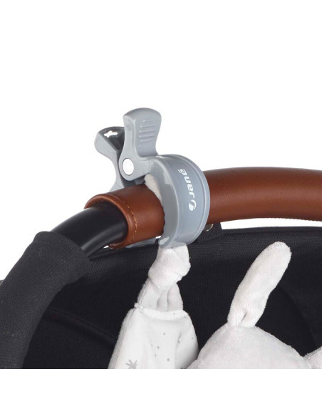 BN-8420421087978,Set 6 clesti pentru carucior, Jane, Multifunctional, Gri si negru