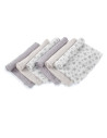 BN-8420421089170,Set 6 scutece, Jane, Din muselina de bambus, Hipoalergenice, 35 x 35 cm, Star