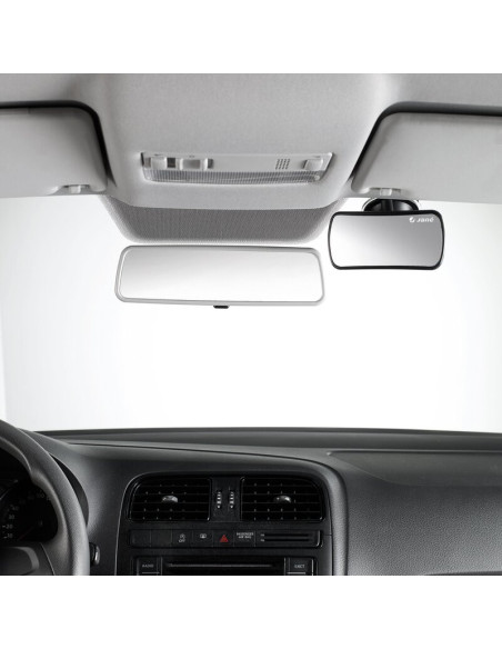 BN-8420421085271,Oglinda auto, Jane, Pentru parbriz, Din sticla rezistenta la spargere, 14.5 x 7.5 x 5.5, Black