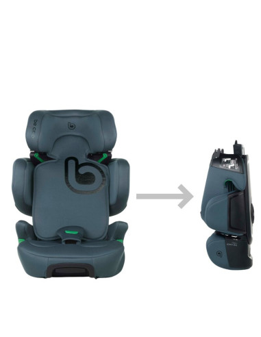 BN-8420421090510,Scaun auto, Be Cool, Foldy, I-Size, Cu sistem isofix, Pliabil, 100-150 cm, 4-12 ani, Conform cu standardul euro
