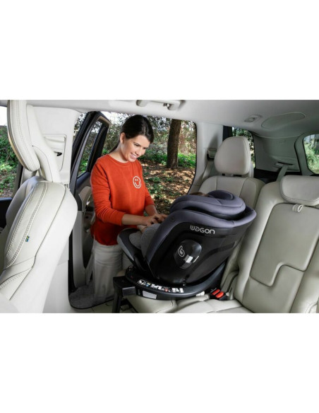 BN-8420421092750,Scaun auto, Be Cool, Wagon I-Size, Rotire 360 grade, 40 - 150 cm, 0 - 36 kg, Cu Isofix si picior stabilizator, 