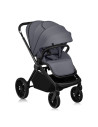 BN-LO-MIKA_PLUS_GREY_STONE,Carucior sport, Lionelo, Mika Plus, Cadru din aluminiu, Copertina XXL, Spatar reglabil in 3 pozitii, 