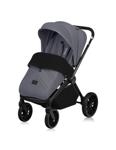 BN-LO-MIKA_PLUS_GREY_STONE,Carucior sport, Lionelo, Mika Plus, Cadru din aluminiu, Copertina XXL, Spatar reglabil in 3 pozitii, 
