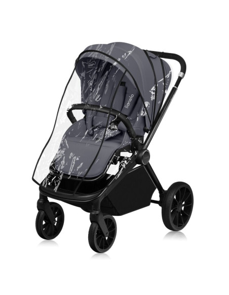 BN-LO-MIKA_PLUS_GREY_STONE,Carucior sport, Lionelo, Mika Plus, Cadru din aluminiu, Copertina XXL, Spatar reglabil in 3 pozitii, 
