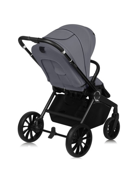 BN-LO-MIKA_PLUS_GREY_STONE,Carucior sport, Lionelo, Mika Plus, Cadru din aluminiu, Copertina XXL, Spatar reglabil in 3 pozitii, 