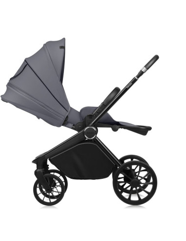 BN-LO-MIKA_PLUS_GREY_STONE,Carucior sport, Lionelo, Mika Plus, Cadru din aluminiu, Copertina XXL, Spatar reglabil in 3 pozitii, 