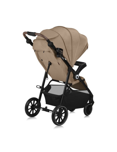 BN-LO-EMMA_ONE_BEIGE_SAND,Carucior sport, Lionelo, Emma One, Cu tavita, Suport pahar, Plasa de tantari, Roti EVA, Maner reglabil