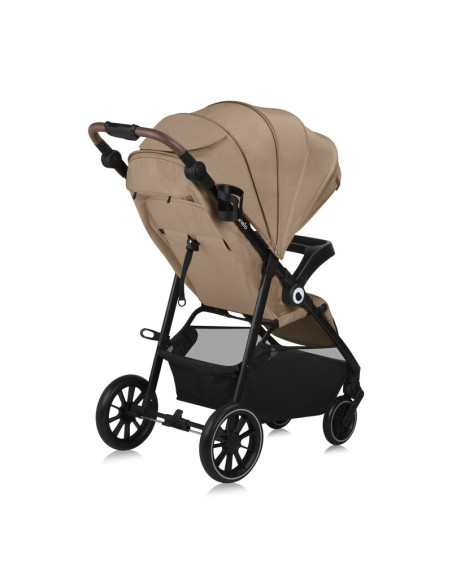 BN-LO-EMMA_ONE_BEIGE_SAND,Carucior sport, Lionelo, Emma One, Cu tavita, Suport pahar, Plasa de tantari, Roti EVA, Maner reglabil