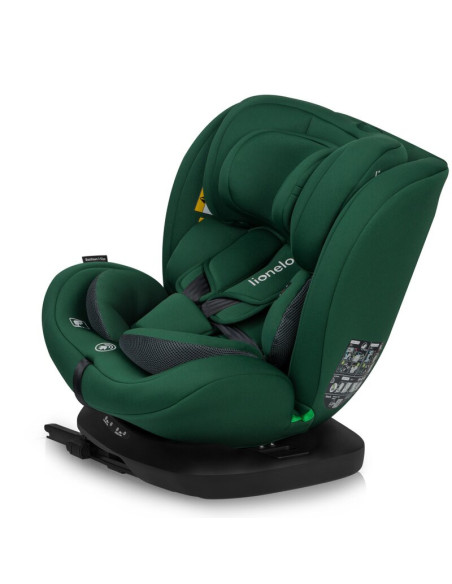 BN-LO-BASTIAAN_I-SIZE_GREEN_FOREST,Scaun auto, Lionelo, Bastiaan i-Size, 4 in 1, Protectie laterala, Cu spatar inclinabil in 4 p