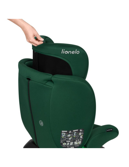 BN-LO-BASTIAAN_I-SIZE_GREEN_FOREST,Scaun auto, Lionelo, Bastiaan i-Size, 4 in 1, Protectie laterala, Cu spatar inclinabil in 4 p