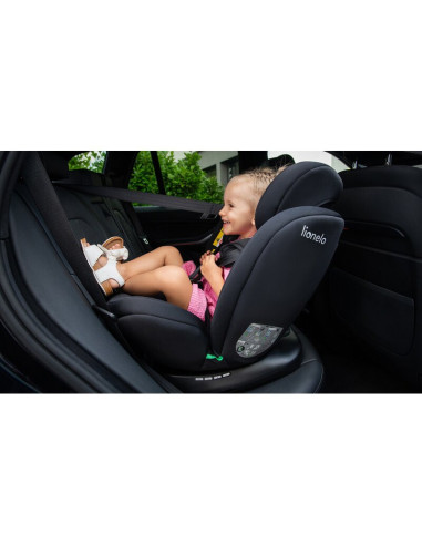 BN-LO-BASTIAAN_I-SIZE_GREEN_FOREST,Scaun auto, Lionelo, Bastiaan i-Size, 4 in 1, Protectie laterala, Cu spatar inclinabil in 4 p