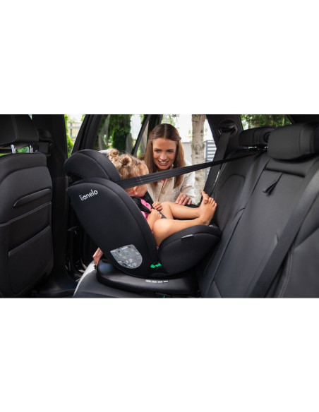 BN-LO-BASTIAAN_I-SIZE_GREEN_FOREST,Scaun auto, Lionelo, Bastiaan i-Size, 4 in 1, Protectie laterala, Cu spatar inclinabil in 4 p