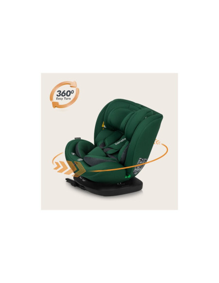 BN-LO-BASTIAAN_I-SIZE_GREEN_FOREST,Scaun auto, Lionelo, Bastiaan i-Size, 4 in 1, Protectie laterala, Cu spatar inclinabil in 4 p