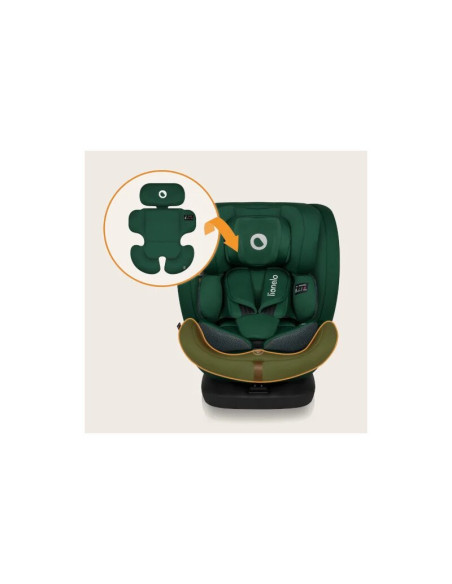 BN-LO-BASTIAAN_I-SIZE_GREEN_FOREST,Scaun auto, Lionelo, Bastiaan i-Size, 4 in 1, Protectie laterala, Cu spatar inclinabil in 4 p