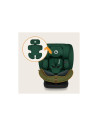 BN-LO-BASTIAAN_I-SIZE_GREEN_FOREST,Scaun auto, Lionelo, Bastiaan i-Size, 4 in 1, Protectie laterala, Cu spatar inclinabil in 4 p