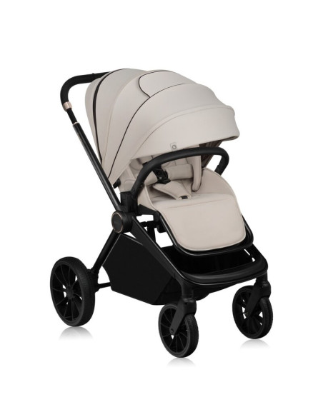 BN-LO-MIKA_PLUS_2IN1_BEIGE_SAND,Carucior 2 in 1, Lionelo, Mika Plus, Cadru din aluminiu, Cu landou intarit si salteluta moale, R