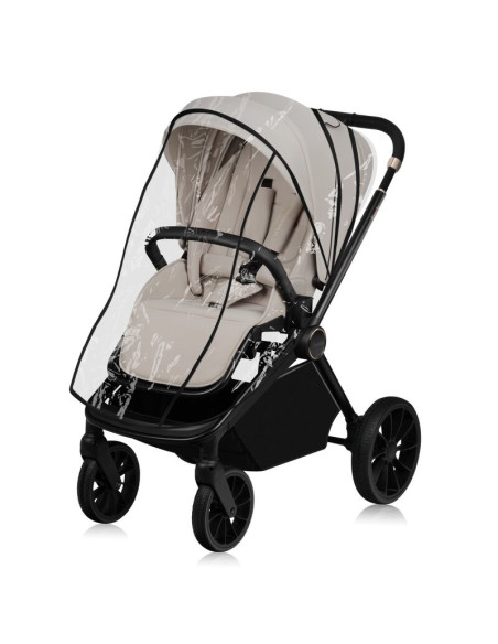 BN-LO-MIKA_PLUS_2IN1_BEIGE_SAND,Carucior 2 in 1, Lionelo, Mika Plus, Cadru din aluminiu, Cu landou intarit si salteluta moale, R