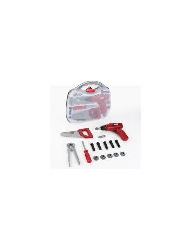 BN-5049782,Trusa de scule copii, Tegole, Pentru atelier, In cutie, Cu fierastrau, 3 ani+, Multicolor