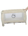 BN-LO-SVEN_PLUS_BEIGE_LATTE,Patut pliant, Lionelo, Sven Plus, 120x60 cm, Cu doua nivele, Cu arcada jucarii, masuta de infasat, v