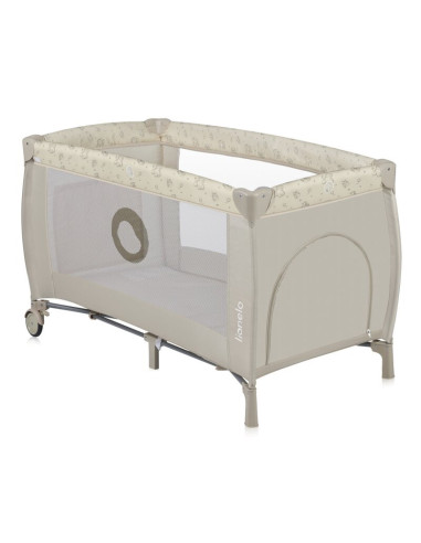 BN-LO-SVEN_PLUS_BEIGE_LATTE,Patut pliant, Lionelo, Sven Plus, 120x60 cm, Cu doua nivele, Cu arcada jucarii, masuta de infasat, v