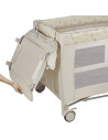 BN-LO-SVEN_PLUS_BEIGE_LATTE,Patut pliant, Lionelo, Sven Plus, 120x60 cm, Cu doua nivele, Cu arcada jucarii, masuta de infasat, v