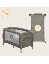 BN-LO-SVEN_PLUS_BEIGE_OLIVE,Patut pliant, Lionelo, Sven Plus, 120x60 cm, Cu doua nivele, Cu arcada jucarii, masuta de infasat, v