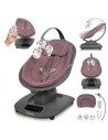 BN-LO-BLOSSOM_PINK_MAUVE,Balansoar si sezlong, Lionelo, Blossom, 5 melodii, 5 moduri de balansare, Cu jucarii, Husa respirabila,