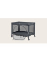 BN-LO-LAURA_GREY_CONCRETE,Patut pliant, Lionelo, Laura, 102 x 74 cm, Cu doua nivele, Functie de tarc, Cu roti, Include salteluta