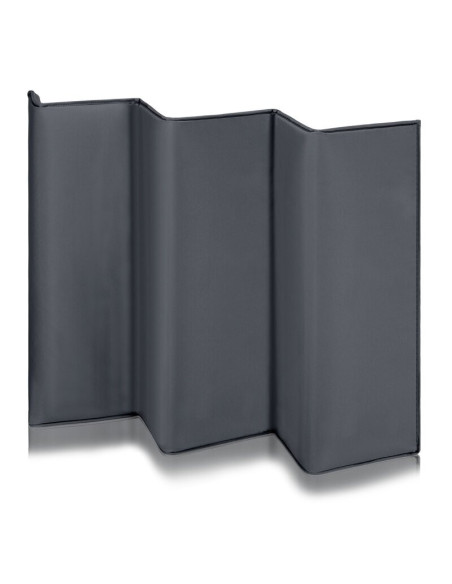 BN-LO-LAURA_GREY_CONCRETE,Patut pliant, Lionelo, Laura, 102 x 74 cm, Cu doua nivele, Functie de tarc, Cu roti, Include salteluta