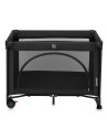 BN-LO-LAURA_BLACK_CARBON,Patut pliant, Lionelo, Laura, 102 x 74 cm, Cu doua nivele, Functie de tarc, Cu roti, Include salteluta 