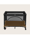 BN-LO-LAURA_BLACK_CARBON,Patut pliant, Lionelo, Laura, 102 x 74 cm, Cu doua nivele, Functie de tarc, Cu roti, Include salteluta 