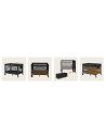 BN-LO-LAURA_BLACK_CARBON,Patut pliant, Lionelo, Laura, 102 x 74 cm, Cu doua nivele, Functie de tarc, Cu roti, Include salteluta 