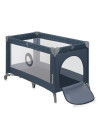 BN-LO-STEFI_BLUE_GREY,Patut pliant, Lionelo, Stefi, Cu un nivel, Cu intrare laterala cu fermoar, 2 roti, 120x60 cm, Conform cu s