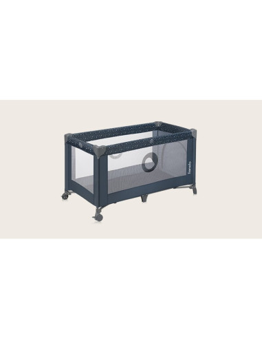 BN-LO-STEFI_BLUE_GREY,Patut pliant, Lionelo, Stefi, Cu un nivel, Cu intrare laterala cu fermoar, 2 roti, 120x60 cm, Conform cu s